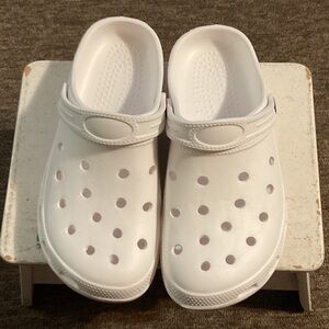 CROCS Kids Classic White Sandals
